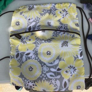 THIRTY-ONE -Cinch Sack -yellow floral